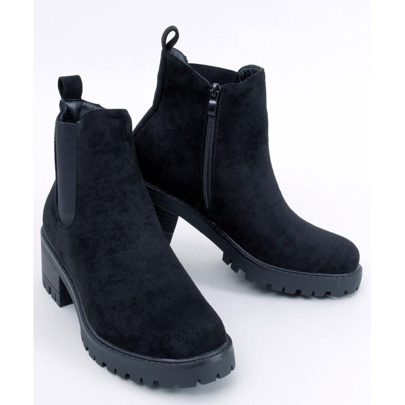 Bria Botas pretas Chelsea preto 1