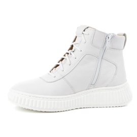 WASAK Botas femininas de couro de inverno 0725W brancas branco 1