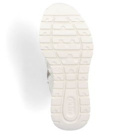 Botas esportivas femininas com isolamento, brancas, Rieker M6010-80 branco 2