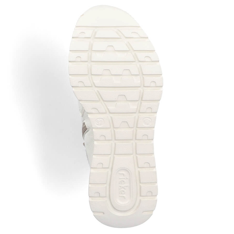 Botas esportivas femininas com isolamento, brancas, Rieker M6010-80 branco 2