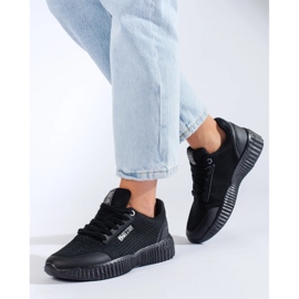 Tênis feminino Big Star KK274063 preto 2