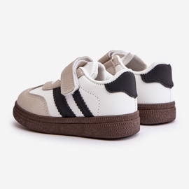 Tênis infantil com velcro branco Tromella 2