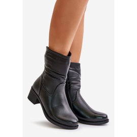 Botas de Salto Alto Forradas com Pele Vinceza 85155 Pretas preto 1 Botas de Salto Alto Forradas com Pele Vinceza 85155 Pretas preto 1