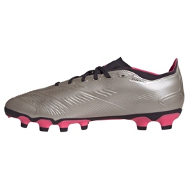 Chuteiras Adidas Predator League MG IF6383 prata 1