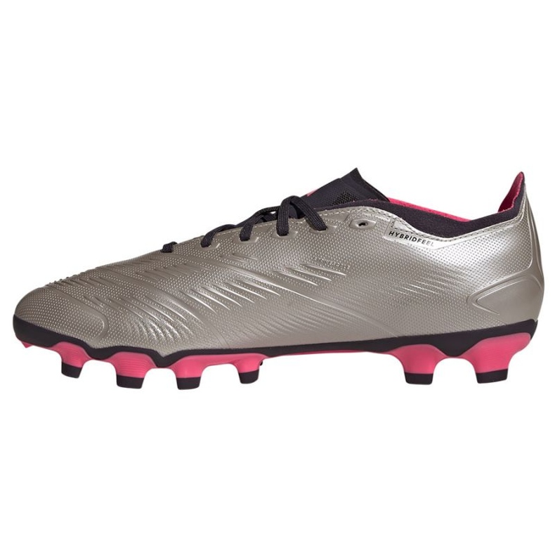 Chuteiras Adidas Predator League MG IF6383 prata 1