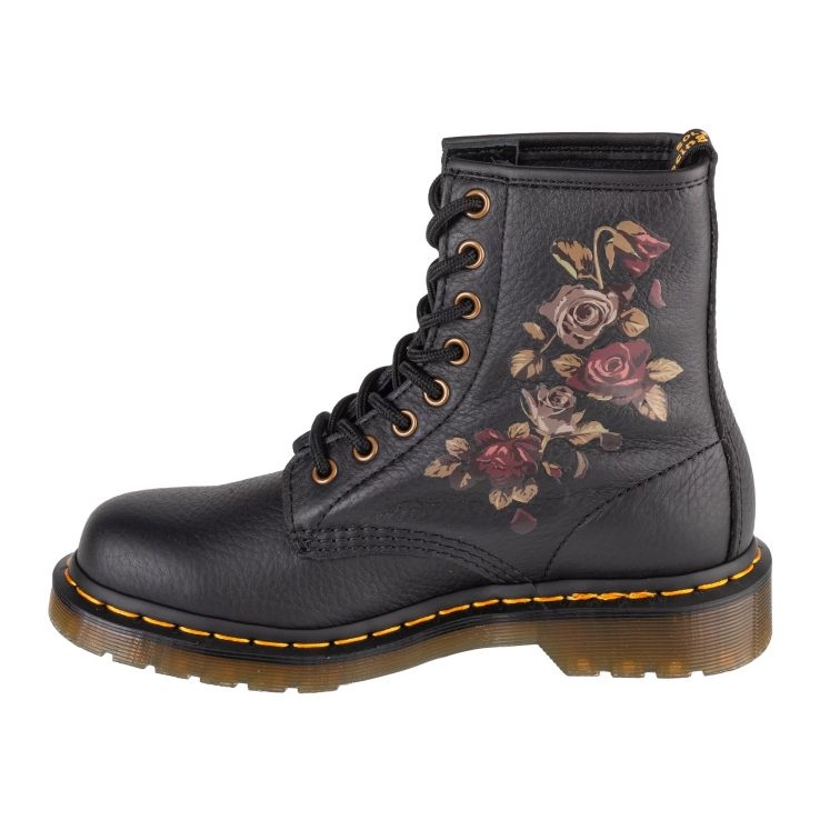 Sapatos Dr. Martens 1460 Rosas Decompostas DM32070001 preto 1