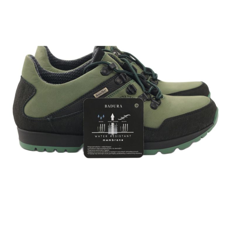 Trekking com membrana Sympatex Badura 3141 preto verde 5