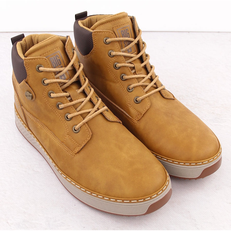 Tênis preto de cano alto masculino Big Star OO174561 2