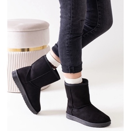 Botas de neve clássicas Libero com isolamento preto 2 Botas de neve clássicas Libero com isolamento preto 2