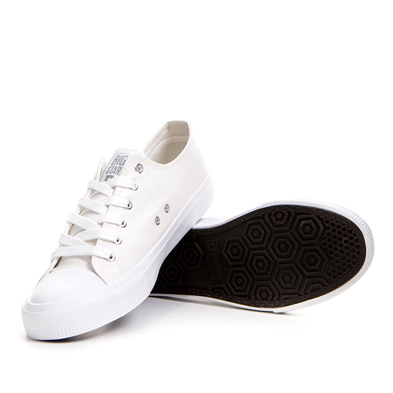 Tênis masculino baixo Big Star branco V174347 6