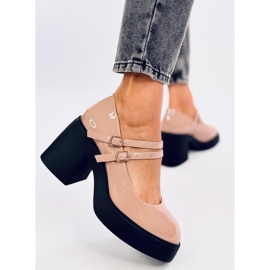 Sapatos de salto largo Lorai Khaki bege 2 Sapatos de salto largo Lorai Khaki bege 2