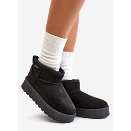 Botas de neve com plataforma baixa Big Star OO274A099 pretas preto 1