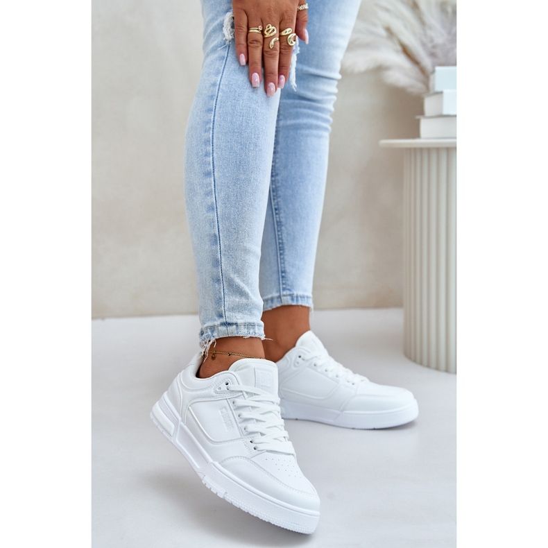 Tênis feminino Big Star OO274A549 Hi-Poly System branco 2