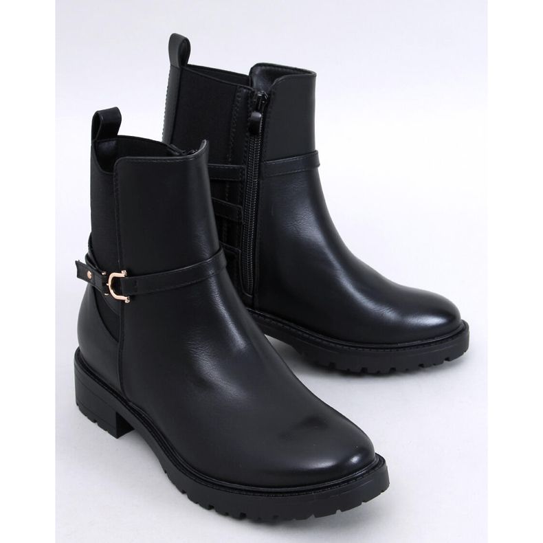 Botas Chelsea clássicas femininas Royle Black preto 1
