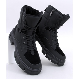 Torey Botins com cadarço e isolamento preto 1