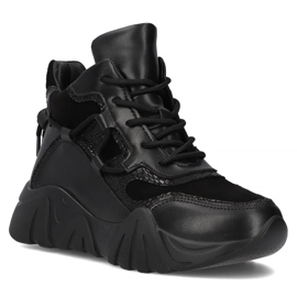 Filippo DBT6367/24 Botas plataforma de couro Bk, pretas preto 1