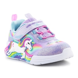 Sapatos Unicorn Chaser femininos Skechers S-Lights 302298N-LVMT roxo 1