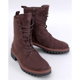 Botins de camurça com cadarço Simmer Brown Brown marrom 1