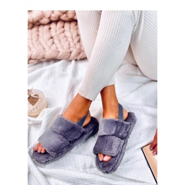 Chinelos femininos Rhodes Grey com elástico cinza 1 Chinelos femininos Rhodes Grey com elástico cinza 1