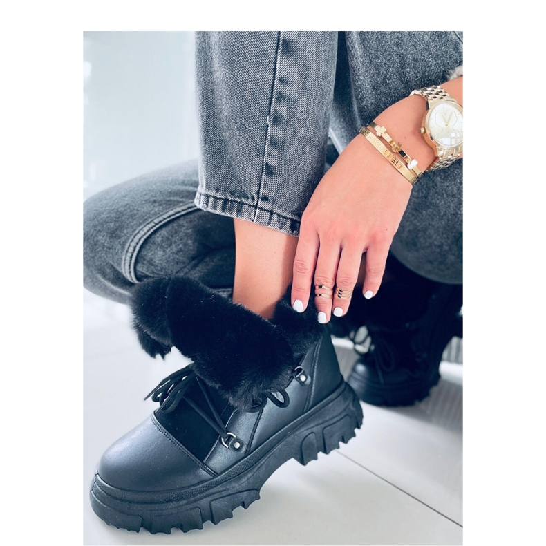 Jarl Black - Botas de neve femininas Inello preto 2