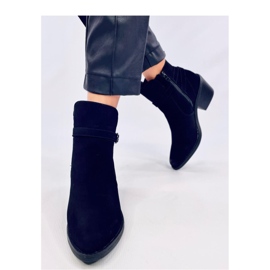 Cunnig Bota cowboy preta com salto baixo - Inello preto 2