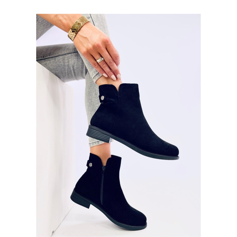 Botas Chelsea clássicas femininas Beres Preto - Inello 2