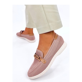 Lucena Mocassim com aberturas rosa - Inello 1 Lucena Mocassim com aberturas rosa - Inello 1