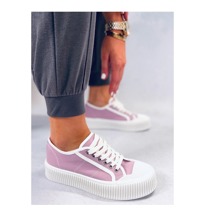 Tênis plataforma feminino Dors Roxo - Inello 1
