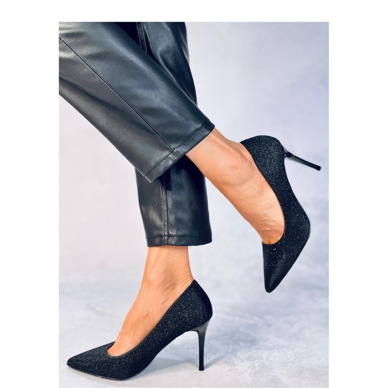 Saltos altos de mulher Maineri Black preto 2