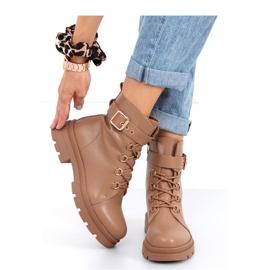 Botas militares Pomona Camel - Inello castanho 2