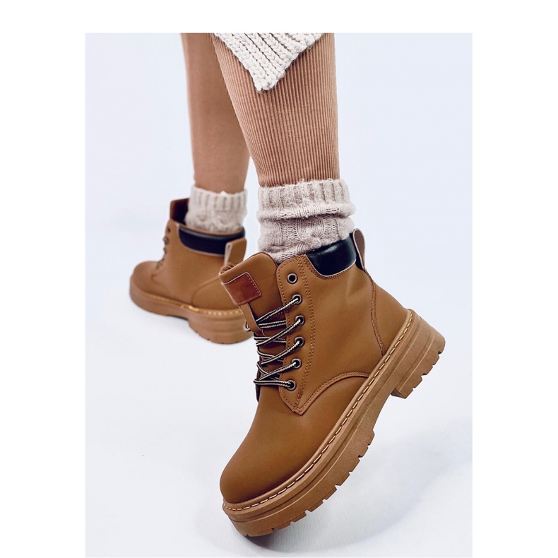 Botas femininas de madeira café marrom 1