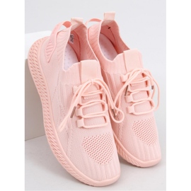 Calçados esportivos com meia rosa 1