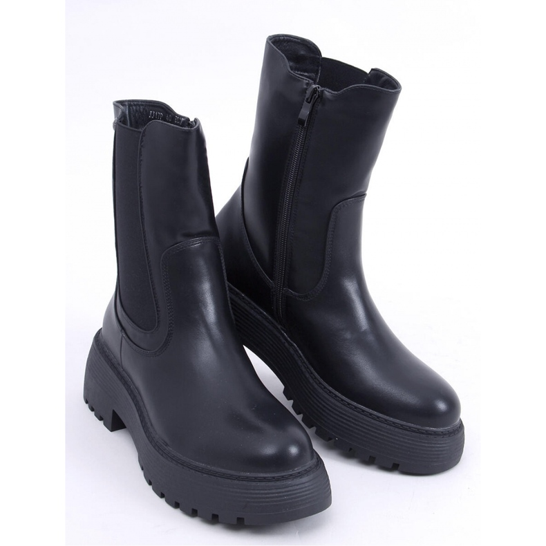 Bota Chelsea cano alto Preto 1