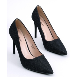 Alfinetes pretos iridescentes femininos 1