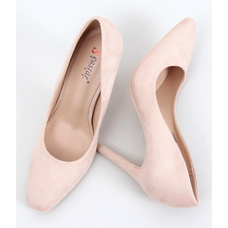 Salto Alto Feminino Bege 1