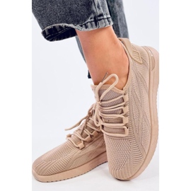 Calçados esportivos com meia cáqui marrom 1