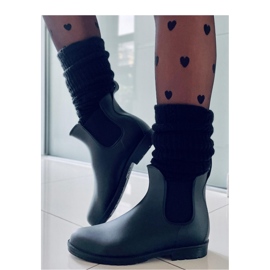 Galochas femininas Botas Chelsea Preto 2