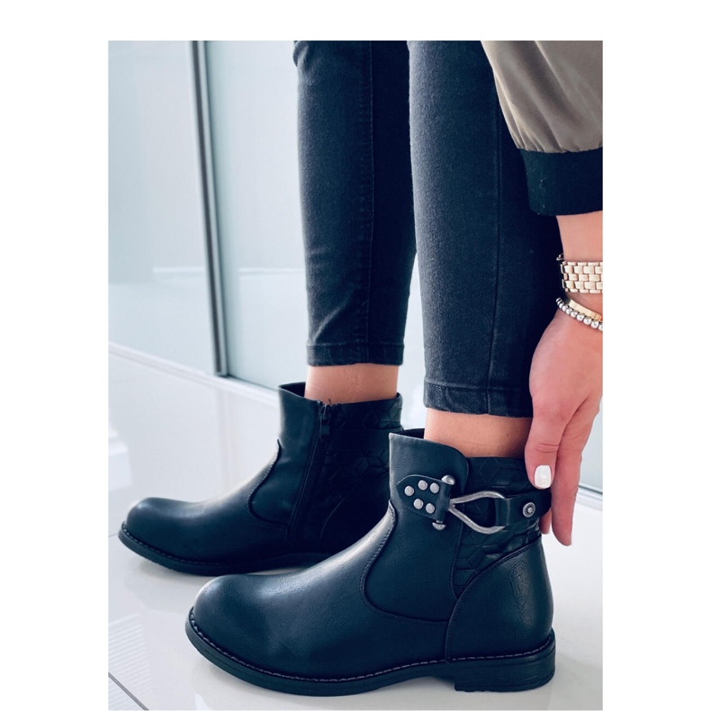 Botins femininos Dustin Black - Inello preto 2