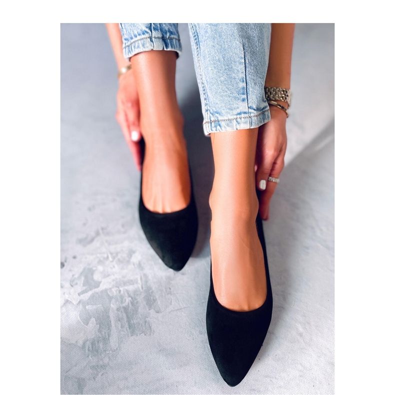 Sapatilhas com inserção de couro Keys Preto - Inello 2