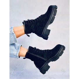 Dazy Bolsas em camurça preta - Inello preto 2