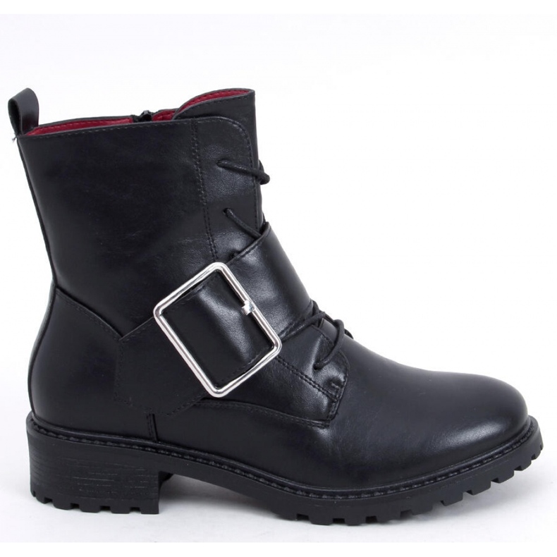 Bota com cadarço Billy Black - Inello preto 1