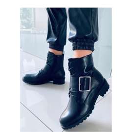 Bota com cadarço Billy Black - Inello preto 2