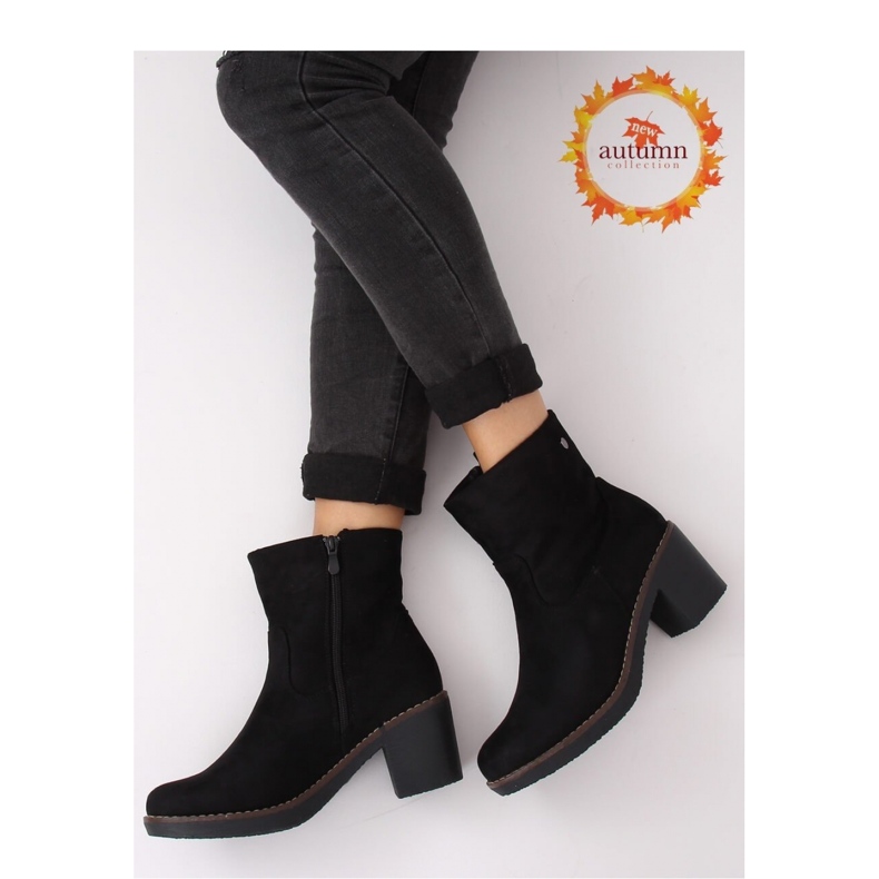 Botas de Salto Alto Borracha Pretas 8B852 Pretas - Inello preto 2