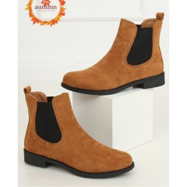 Botas femininas clássicas Camel Chelsea castanho 1 Botas femininas clássicas Camel Chelsea castanho 1