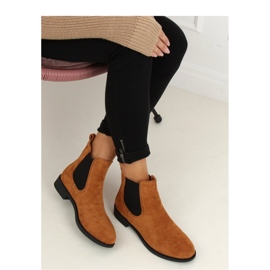 Botas femininas clássicas Camel Chelsea castanho 2 Botas femininas clássicas Camel Chelsea castanho 2