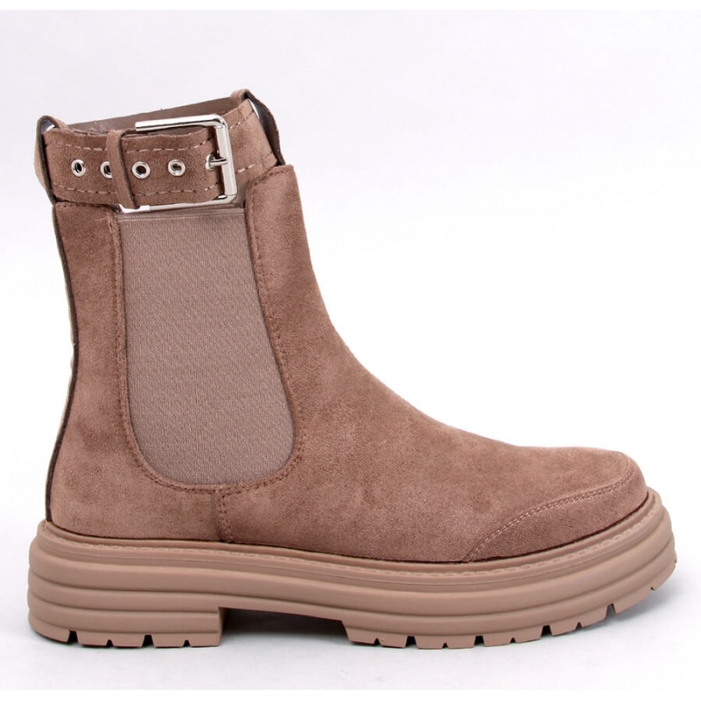 Botas Chelsea de mulher Carls Khaki - Inello marrom 1