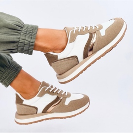 Tênis feminino Carthy Khaki - Inello marrom 2