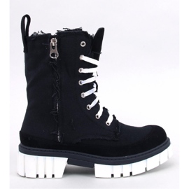 Vaugh Botins de lona preto com protetor - Inello 1