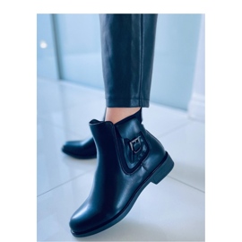 Botas Chelsea de mulher negra preto 1