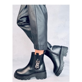 Botas Chelsea femininas Vida Black - Inello preto 2